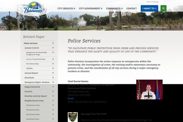 WordPress website example screenshot