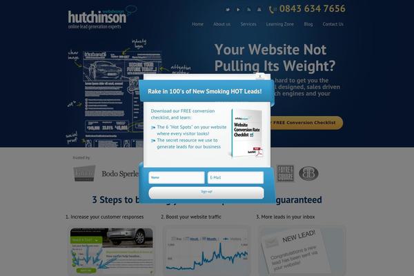 WordPress website example screenshot