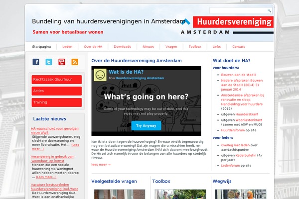 huurdersvereniging-amsterdam.nl site used Ha