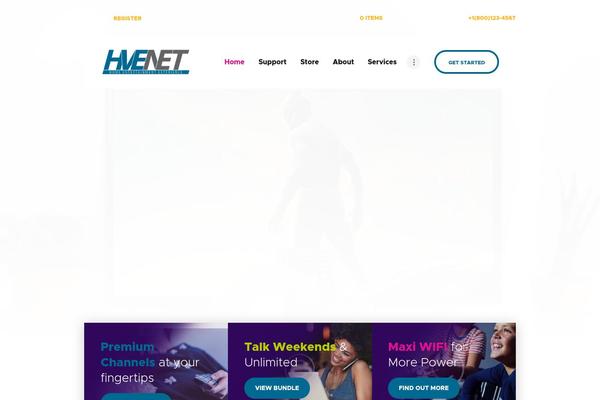 MaxiNet theme site design template sample