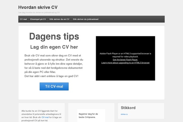 Responsive theme site design template sample
