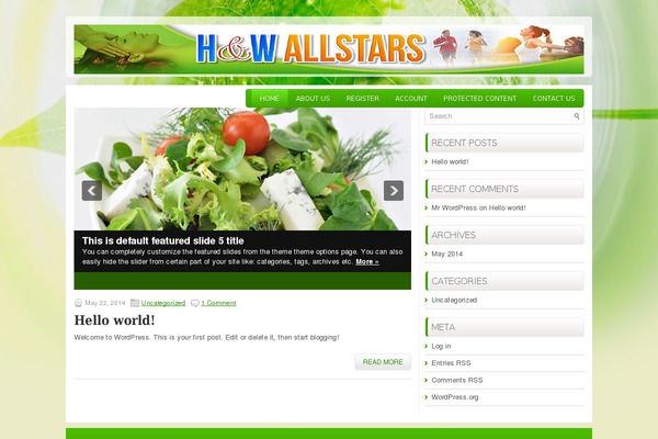 hwallstars.com site used Healthstyle