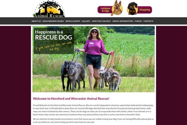 hwanimalrescue.org site used Animal-rescue