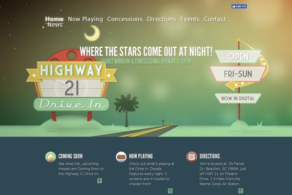 hwy21drivein.com site used Drivein