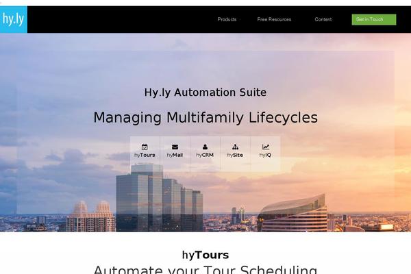 Site using Hyly_home_banner_hero_v3 plugin