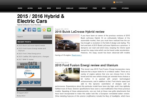 hybridcarsdata.com site used Carspress