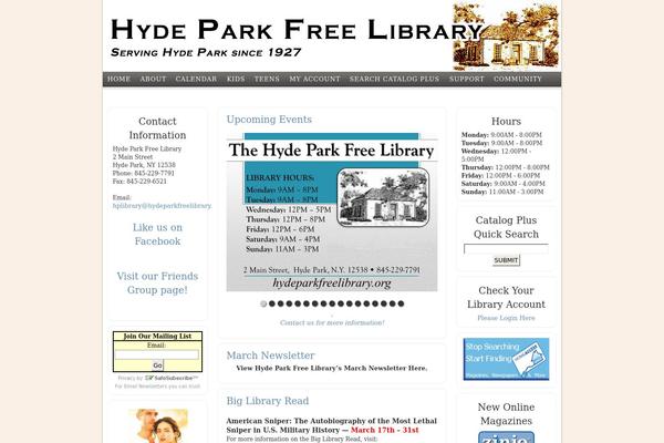 hydeparkfreelibrary.org site used Library_default