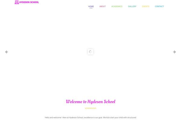 hydesonschool.com site used Kids-world