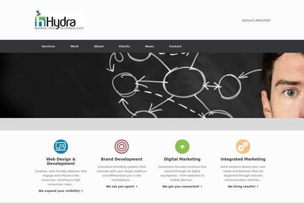 Vantage theme site design template sample