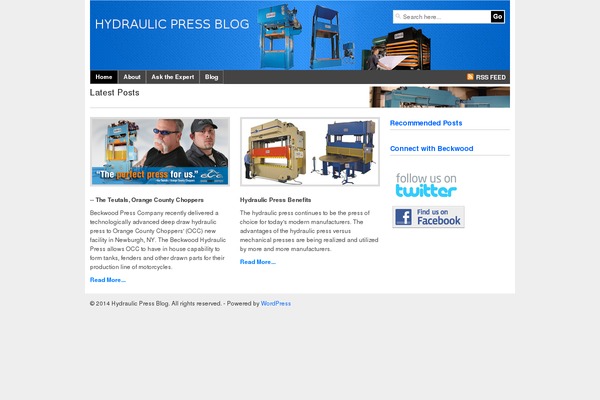 WordPress website example screenshot