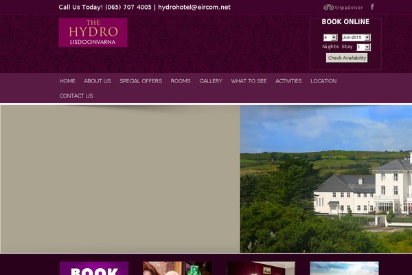 hydrohotel.ie site used Framework-hotel