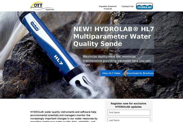 hydrolab.com site used Hydrolab