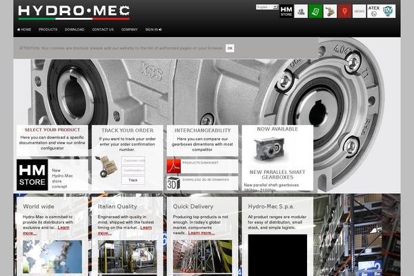 hydromec.com site used Hydromec