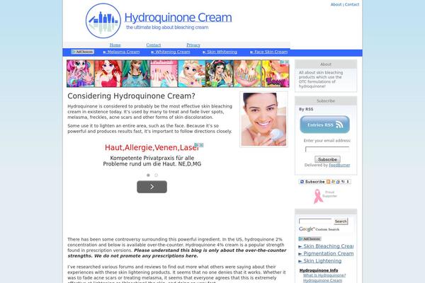 hydroquinonecream.net site used Newantiwrinkle