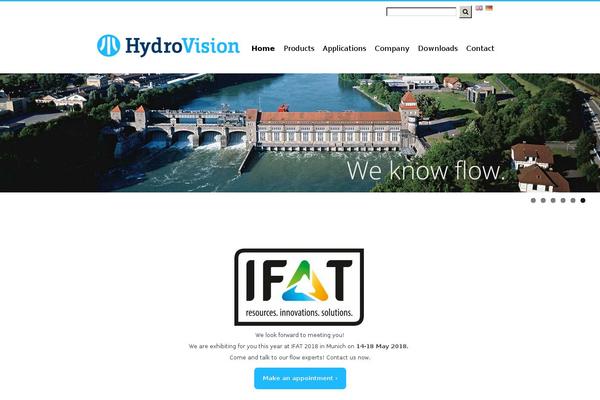 hydrovision.de site used De.hydrovision.wp-theme