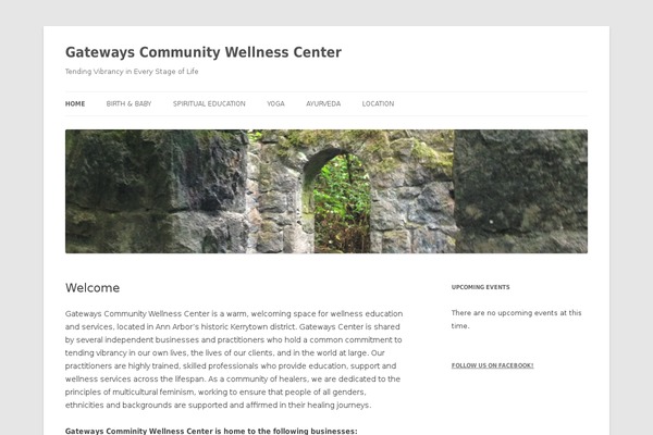 Twenty Twelve theme site design template sample