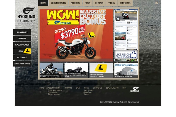 hyosung.com.au site used Hyosung