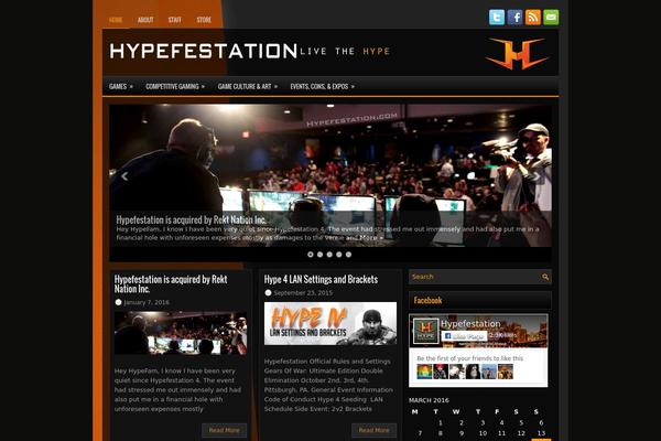 hypefestation.com site used Gamesdir