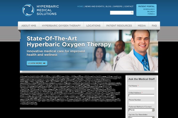 hyperbaricmedicalsolutions.com site used Hms