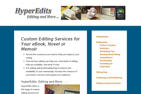 hyperedits.com site used Creatio-2-wpcom