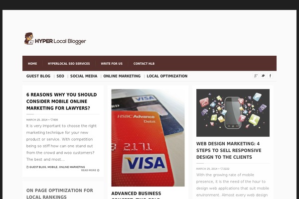 WordPress website example screenshot