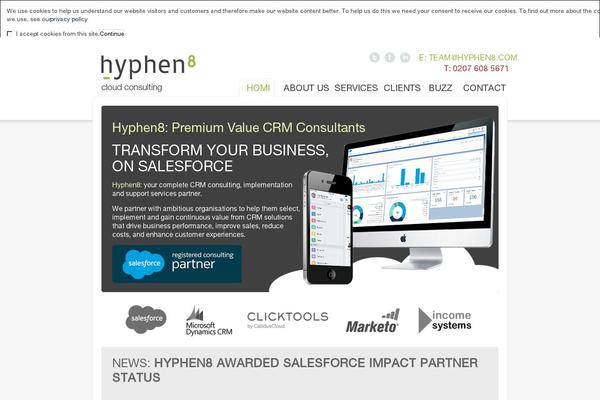 hyphen8.com site used Hyphen8