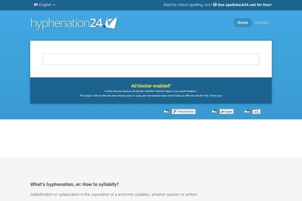 hyphenation24.com site used Rsp24