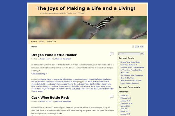 Polite Blog theme site design template sample