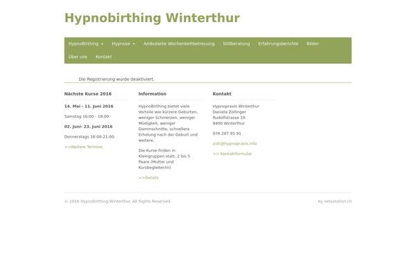 hypnobirthing-winterthur.info site used Netsolution