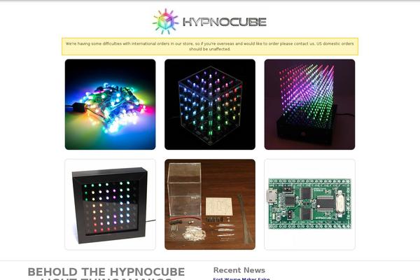 hypnocube.com site used Hypno-storefront