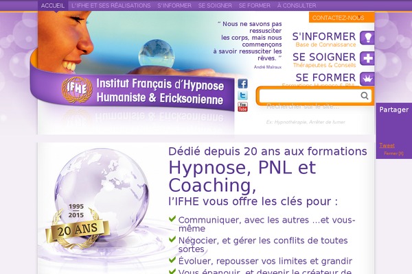 hypnose-ericksonienne.com site used Ifhe