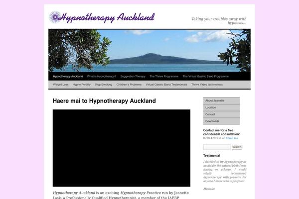 hypnotherapyauckland.co.nz site used Twentytenmod