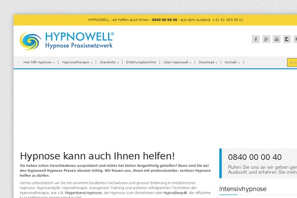 hypnowell.ch site used Hypno