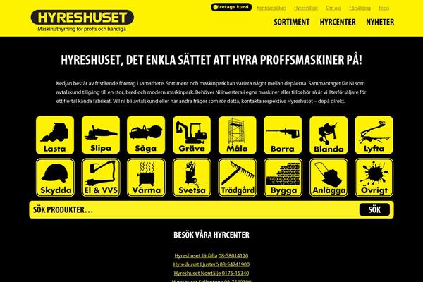 hyreshuset.se site used Hyreshuset-child