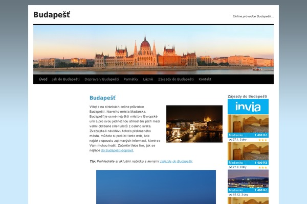 i-budapest.cz site used Twentyten-options