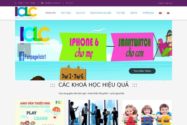 i-clc.edu.vn site used Lincoln