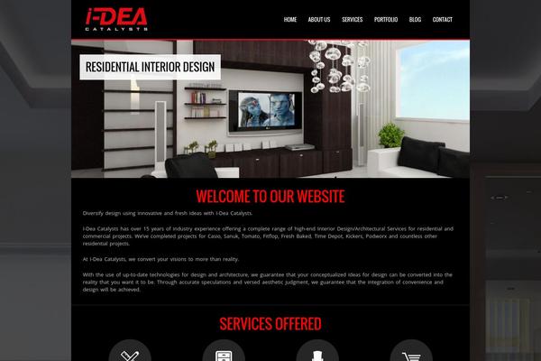 Dysania theme site design template sample