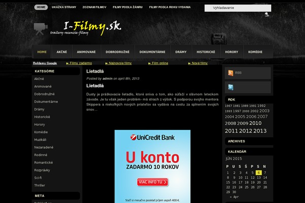 i-filmy.sk site used Videoscene