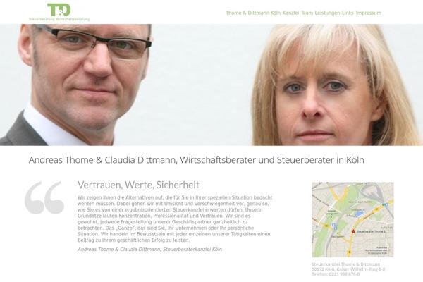 The7 theme site design template sample