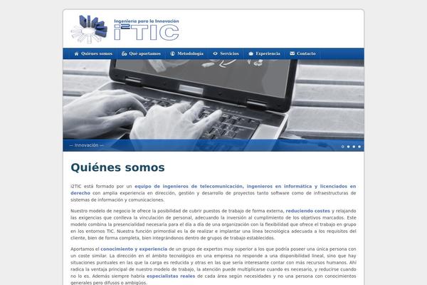 i2tic.com site used Fundaciontheme