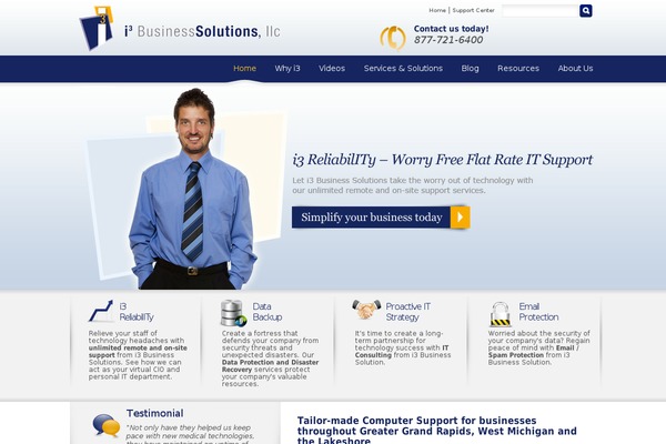 Core theme site design template sample