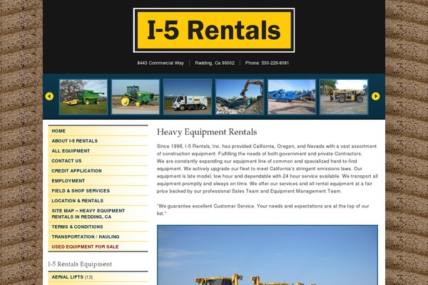 i5rentals.com site used Rentals