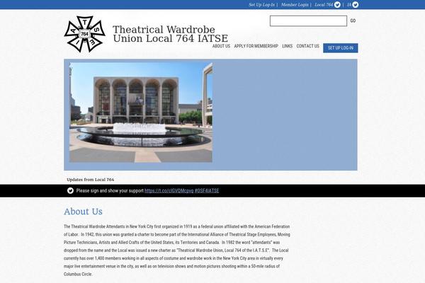 IATSE WordPress theme, websites list used IATSE theme IATSE theme websites examples