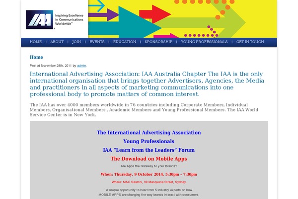 iaa.org.au site used Iaa