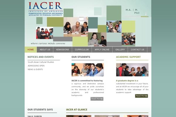 iacer.edu.np site used Iacer