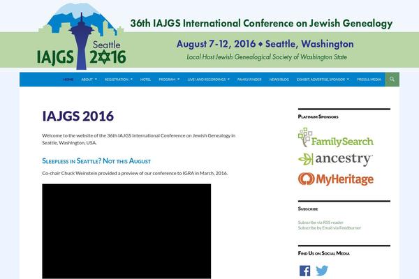 iajgs2016.org site used Seattle