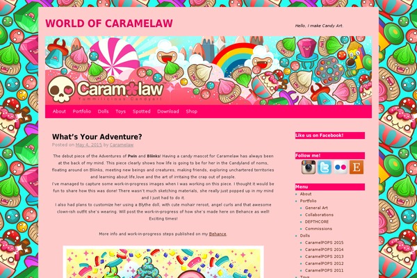 Twenty Ten theme site design template sample