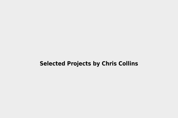 iamchriscollins.com site used Archivist