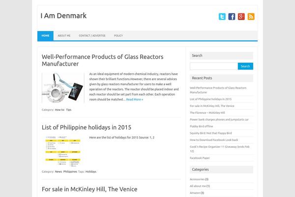 iamdenmark.com site used Iconic One