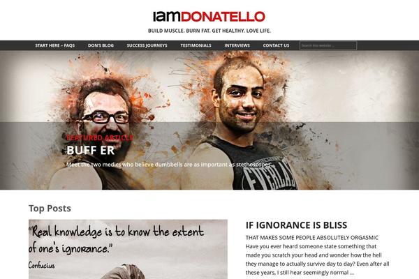 iamdonatello.com site used Don